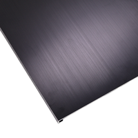 Tôle d'aluminium anodisé brossé 5005 3003 multicolore de 0,21 à 6 mm avec finition AA20 brossée pour mur-rideau et panneau électronique intérieur