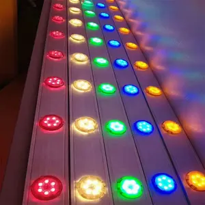 30-50mm 실외 알루미늄 프로파일 영구 RGB 보석 조명 프로그램 또는 프로그래밍 가능한 조명이있는 크리스마스 LED 픽셀 노드