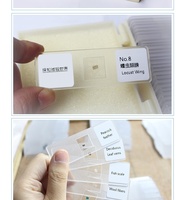 Transparent Plastic Prepared Biological Microscope Slides Specimen Slides with Storage Box Plant Animal Tissue Specimen Slides