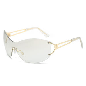 Nuevas Gafas de Sol Unisex de Diseño Americano, Modernas, Coloridas, Metálicas, con Logotipo Personalizado, Protección UV400, Marca OEM, Regalo y Decoración - Product Image 6