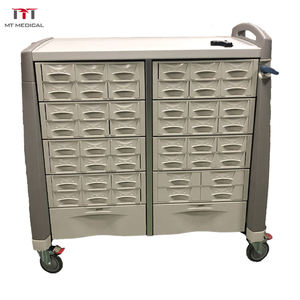 HOCHEY 클리닉 트롤리 의료 응급 병원 치료 트롤리 서랍 휴지통 약물 충돌 카트 의학 트롤리 - Product Image 2