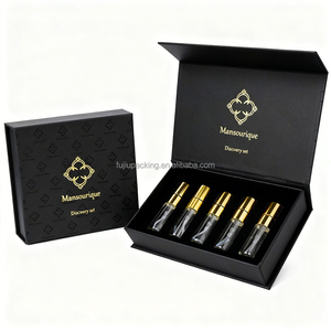 Boîte d'emballage en carton avec logo personnalisé, flacon de parfum <span class=keywords><strong>vide</strong></span>, 2 ml, 3 ml, 5 ml, 10 ml, mini boîte d'échantillon de parfum, boîte de parfum, 3 pièces - Product Image 4