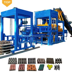 Máquina automática de fabricación de bloques de hormigón para pavimentación de yeso, máquina de fabricación de bloques de cemento hueco en Jamaica