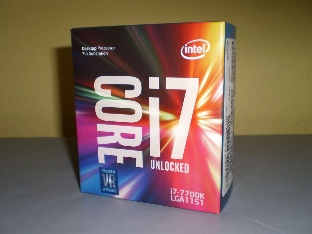 Intel Core I7-7700k, I7-7700hq, I7-7700, I7-7700t Cpus