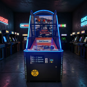 Máquina de Baloncesto Electrónica Operada con Monedas, Equipo de Juego Deportivo para Interiores, Aro de Tiro Electrónico, Máquina de Baloncesto - Product Image 5