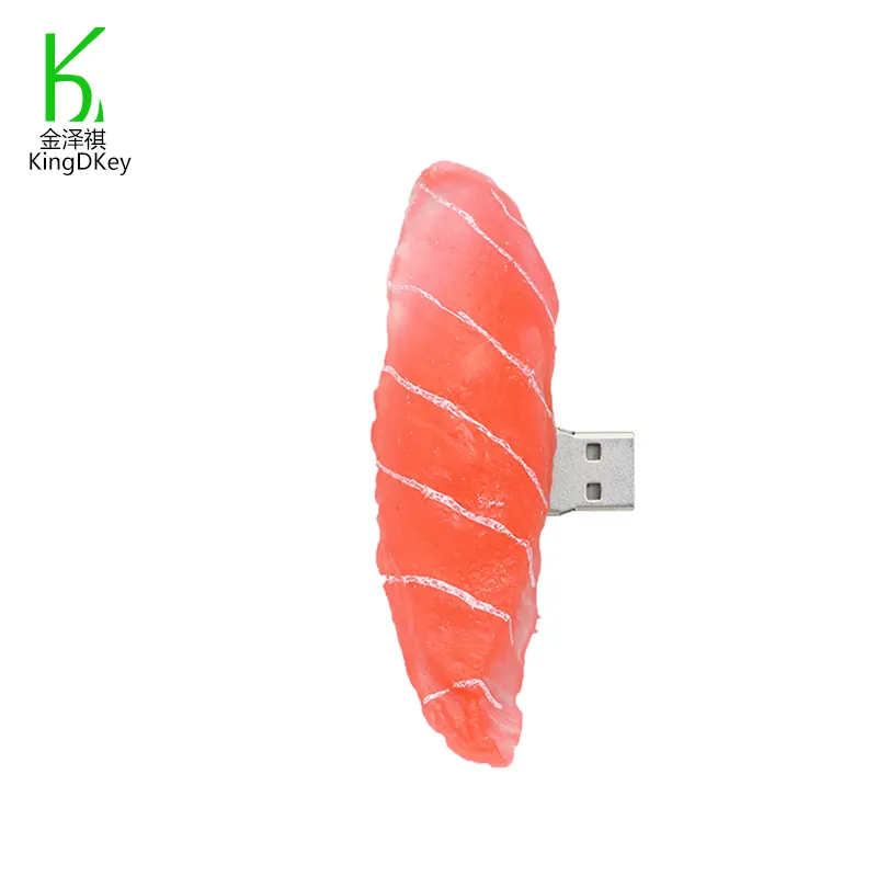 Hadiah Kustom Pvc Simulasi Makanan Sushi Usb Flash Drive Roti Usb Flash 2.0 3.0 Usb Stick dengan Logo