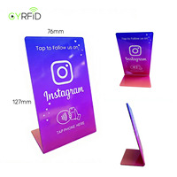 Support de table NFC Instagram mini en acrylique prêt à être expédié pour petites entreprises