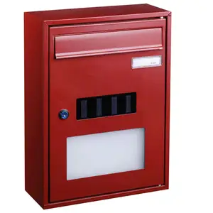 Bán buôn năng lượng mặt trời hộp thư/letter box với led ánh sáng số nhà