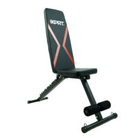 Banc de musculation portable et réglable Excel avec support pour haltères, équipement de gym à domicile pour les exercices de développé couché et l'entraînement avec haltères