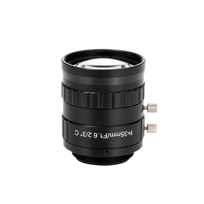 2023 Alta Qualidade Baixa distorção 5MP 35mm 2/3 "F1.6-16 FA câmera Lente para Sistemas de Visão de Máquina
