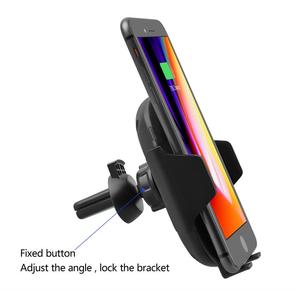Rotación de 360 10W coche <span class=keywords><strong>cargador</strong></span> inalámbrico para <span class=keywords><strong>iPhone</strong></span> <span class=keywords><strong>11</strong></span> m X XS X 8 <span class=keywords><strong>Auto</strong></span> sostenedor del teléfono móvil de carga rápida de coche montaje de ventilación de aire GPS soporte - Product Image 3