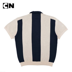 Camiseta de Verano para Hombre con Certificación GRS, de Algodón y Lana, de Manga Corta, Tejida, Transpirable, de Secado Rápido, con Logotipo Personalizado - Product Image 4