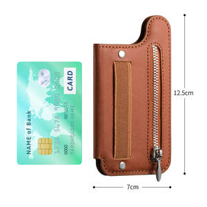 Portefeuille Homme Slim en Cuir PU avec Pince Magique, Fermeture Éclair, Porte-Monnaie Élastique, Blocage RFID, Porte-Cartes de Crédit Décontracté à Ouverture Facile - Product Image 3