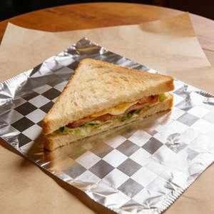 셀룰러 알루미늄 호일 샌드위치 포장지 - 부드러운 촉감의 논스틱 식품 포장지 (레스토랑용) - 버거 포장지 - Product Image 2