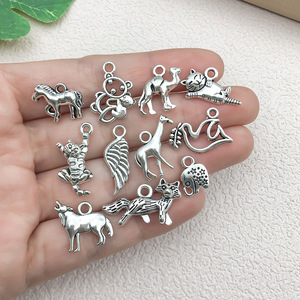 Prix usine nouvelles caractéristiques Antique bijoux en argent Bracelet bricolage pendentif série animale pendentif - Product Image 2