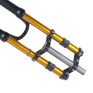 <span class=keywords><strong>Fourche</strong></span> avant de vélo VTT à ressort en acier, déport conique 80/100/120/160 mm, frein à disque, vente en gros usine PUSAI - Product Image 3