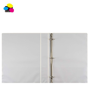 Số lượng nhỏ bán buôn A4 kích thước ngắn các loại màu phổ Nền Kinh Tế 11/2 ''x3 1/3'' ba vòng chất kết dính thư mục tập tin - Product Image 4