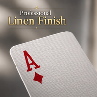 Cartes à jouer en papier personnalisées de qualité supérieure, durables, écologiques, coins arrondis, fabricant professionnel, finition lin, cartes de poker