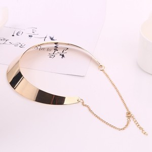 Hochwertige Breite Metall-Halskette Punk Chunky Collier für Damen - Product Image 3