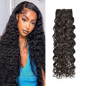 Cheveux vierges brésiliens Remy super double tirés, lisses, 12A, 3 paquets, 1b #   Noir naturel 8-24 pouces Marque Amygirl - Product Image 4