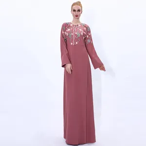 थोक पोशाक युगल Desain महिला Abaya दुबई के लिए अनुकूलित इस्लामी कपड़े