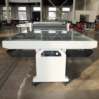 LeFu LF325-B4 Rouleau de vinyle à plat facile à utiliser Applicateur de pression pneumatique Machine à plastifier de table 1.3*2.5m