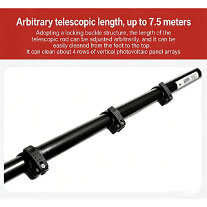 <span class=keywords><strong>Brosse</strong></span> de nettoyage électrique JIEPUSHI 5,5 mètres à tête unique pour panneaux solaires photovoltaïques avec moteur à balais - Product Image 4