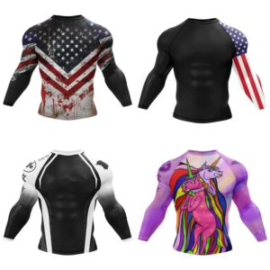 Camiseta <span class=keywords><strong>de</strong></span> Compresión <span class=keywords><strong>de</strong></span> Manga Larga para Hombre, Estilo Rashguard <span class=keywords><strong>de</strong></span> MMA Personalizado con Estampado por Sublimación, para Surf y Fútbol <span class=keywords><strong>Americano</strong></span> - Product Image 3