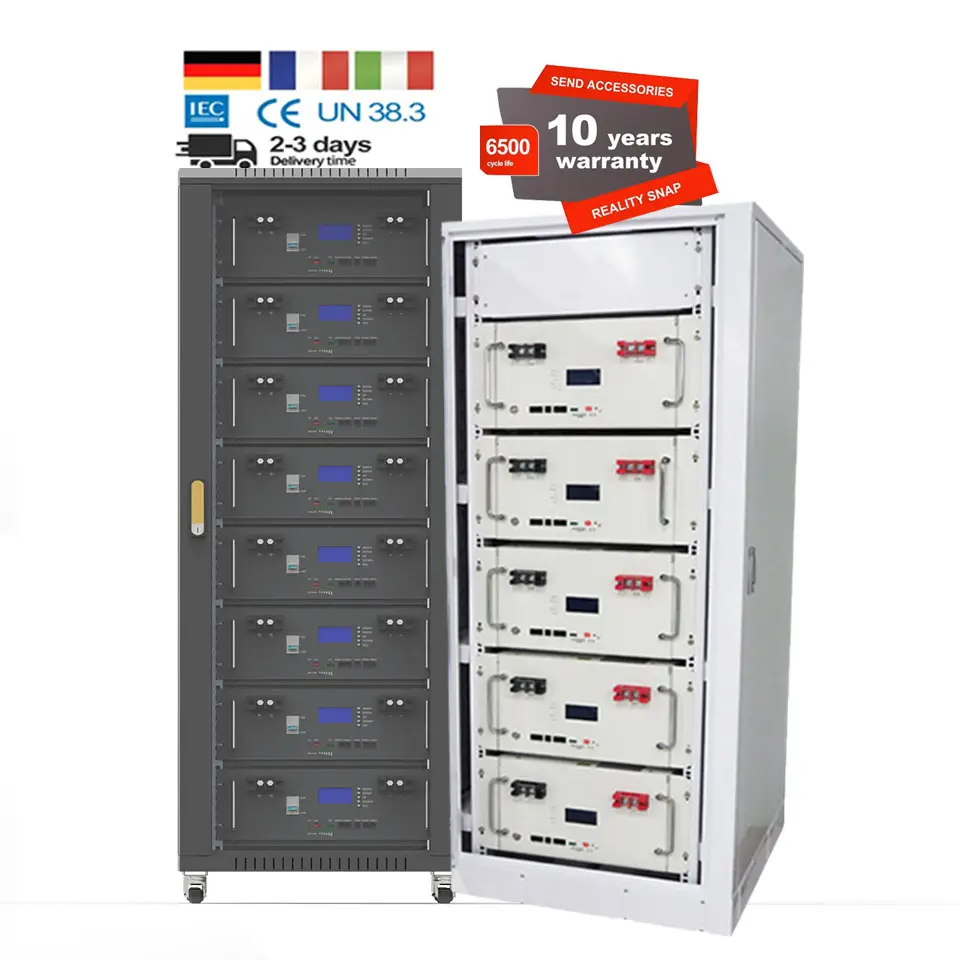 48 V Solarstromsystem 16 S 51,2 V 100 Ah 5 kW 10 kW Lifepo4 Rack-Batteriepack eingebautes BMS 51 V 200 Ah Lithium-Ionen-Batteriepack