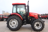 Tracteur agricole YTO 95HP 4WD à haute productivité avec moteur, boîte de vitesses et filtre à air externe