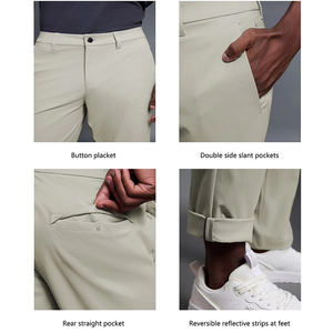 Nouveauté <span class=keywords><strong>Pantalon</strong></span> habillé décontracté pour homme Coupe droite Coupe ample Amincissant <span class=keywords><strong>Pantalon</strong></span> <span class=keywords><strong>de</strong></span> bureau et quotidien polyvalent sur mesure - Product Image 4