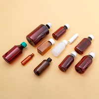 20ml 50ml 100ml 120ml 150ml 200ml 500ml Sirop contre la toux de haute qualité Bouteilles vides en plastique liquide oral avec bouchon à vis