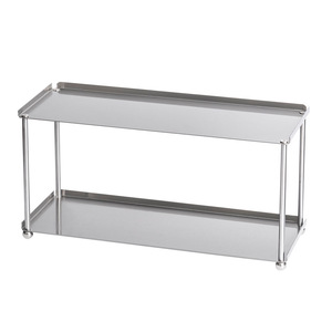 Étagère de rangement en acier inoxydable multi-niveaux grande capacité pour tasses à café, support de comptoir de cuisine étanche - Product Image 5