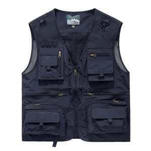 BUBBA Outdoor Fly Fishing Vest Lightweight Quick Dry Multi Pocket Waistcoat for Men with <strong>Rod</strong> <strong>Holder</strong> - Product Image 5