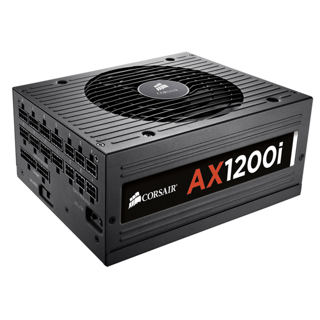 CORSAIR AXi Series AX1200i Digital 1200W 80 PLUS PLATINUM Full Modular ATX12V Crossfire Ready Used Power Supply