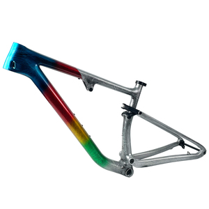 Nouvelle <span class=keywords><strong>peinture</strong></span> 29ER Boost vtt cadre All Mountain cadre de vélo en carbone BSA voyage 100MM suspension complète cadre de vélo de montagne en carbone - Product Image 2