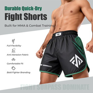 Shorts de MMA haute performance pour la gym, l'UFC, le grappling, le BJJ et la lutte – Restez au sec avec une flexibilité inégalée - Product Image 3