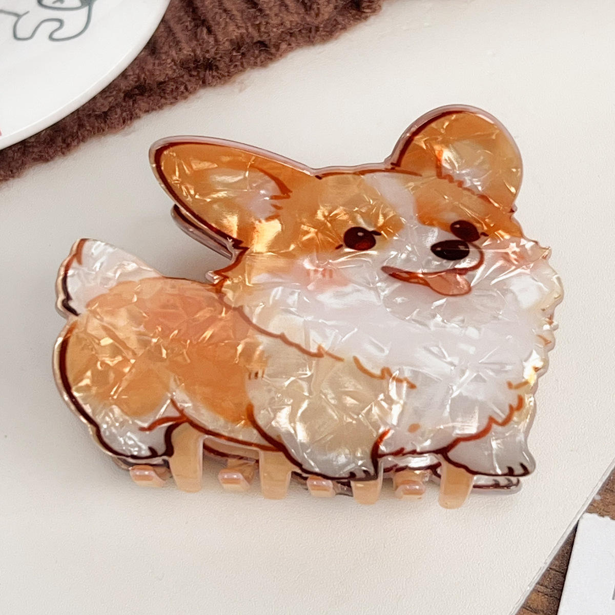 2- orange Corgi