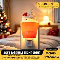 Veilleuse LED à brancher avec capteur de mouvement, forme carrée/lune/lapin, lampe décorative pour chambre à coucher et décoration intérieure