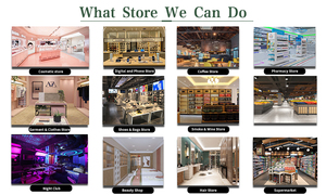 <span class=keywords><strong>Oni</strong></span> shopfitting ชั้นวางเครื่องสำอางสีชมพูออกแบบตกแต่งภายในสำหรับร้านค้าปลีกร้านเครื่องสำอาง - Product Image 6