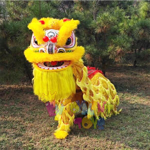 Guangzhou disfrute CE danza del león chino tamaño Normal <span class=keywords><strong>dos</strong></span> <span class=keywords><strong>personas</strong></span> que usan traje de baile del león fiesta de baile del león Carnaval - Product Image 3
