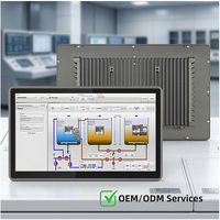 Panel PC Industrial Todo en Uno de Alta Calidad, 15.6 Pulgadas, IP65 Impermeable, Pantalla Táctil de Aluminio, Montaje VESA, Monitor de Automatización