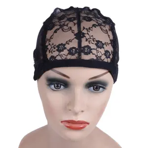 360 full lace wig cap Wholesale New Stretchable Style Headband Cap Wig Caps For Making Wigs