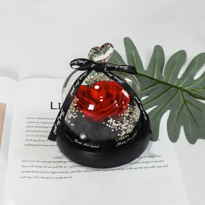 Per sempre sapone rosa elegante cupola di vetro conservato fiori regalo per la festa <span class=keywords><strong>della</strong></span> mamma per la festa <span class=keywords><strong>della</strong></span> mamma di natale <span class=keywords><strong>giorno</strong></span> di san valentino - Product Image 2