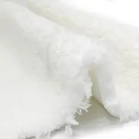 לבן רגיל סרוג שרפה צמר בד לחמניות הארקטי קטיפה צבוע 100% פוליאסטר קטיפה רך מיקרופייבר מוצק עבור שמיכה