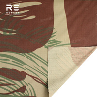 Tela de Camuflaje Rhodesian Brushstroke de Nailon y Algodón Ripstop NYCO5050, Tela para Uniformes Tácticos de Calidad Militar, Resistente al Agua y a la Infrarrojidad (WR+ NIR)