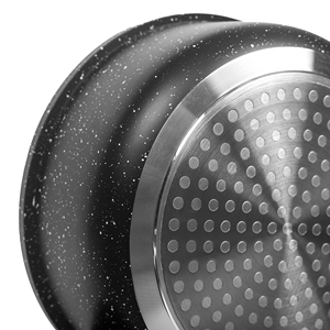 Speckled Granite <strong>Non</strong> <strong>Stick</strong> Cookware <strong>Set</strong> Detachable Handle Aluminum Induction Stackable <strong>Pots</strong> <strong>and</strong> <strong>Pans</strong> With Glass Lid - Product Image 6