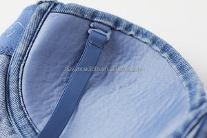 Novance-Top vaquero brillante para mujer, ropa interior con cuentas de diamantes de imitación, talla grande, para escenario, Sexy, a la moda, de verano, <span class=keywords><strong>2023</strong></span> - Product Image 6