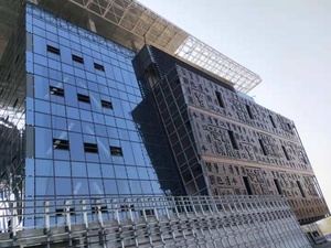 Structure métallique de construction, revêtement mural extérieur, cadre visible, verre feuilleté, mur-rideau, norme <span class=keywords><strong>GCW</strong></span>, norme GB - Product Image 6