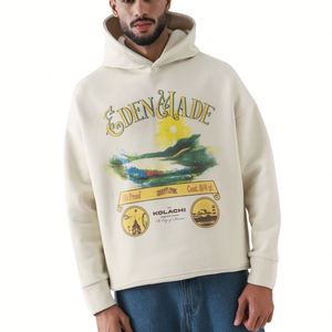 Sweat à capuche <span class=keywords><strong>Eden</strong></span> Glade à imprimé graphique pour homme, en molleton de coton, streetwear tendance, unisexe, décontracté, chaud, pour l'hiver - Product Image 5